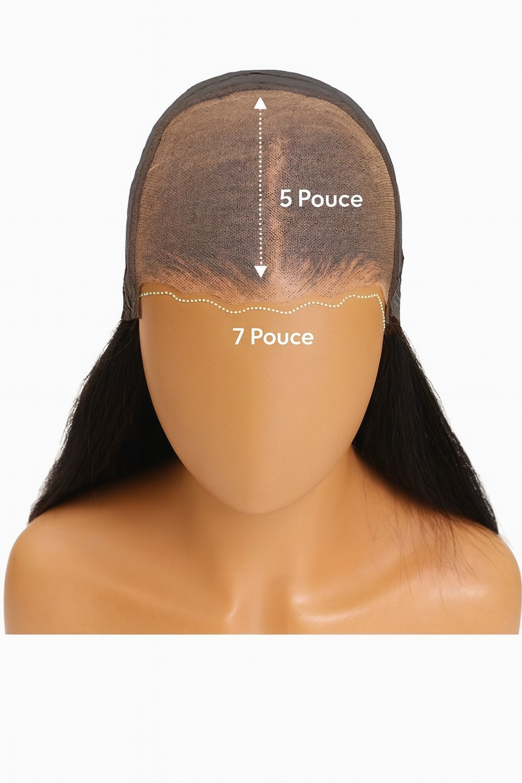 Ax'Hair Bye Bye Knots 7x5 Bob Chic Dégradé